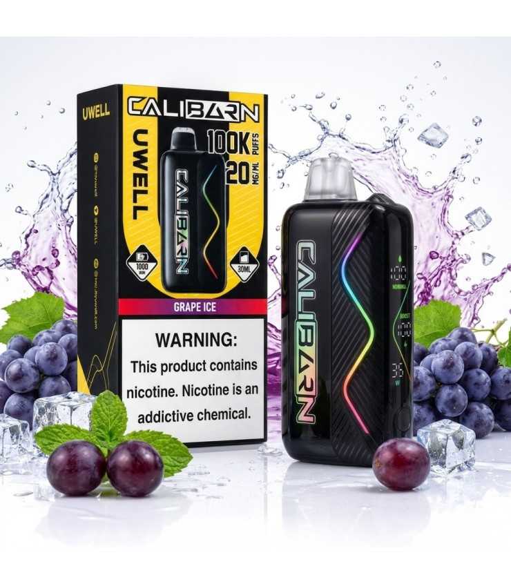 UWELL CALIBURN PUFF Grape Ice